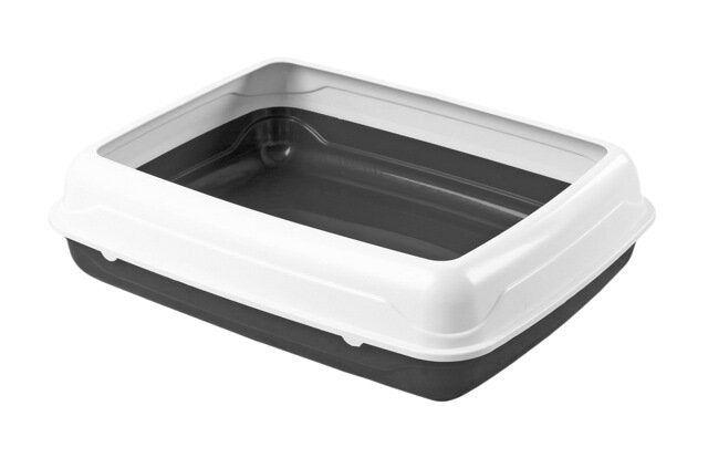 Paws and Claws Kitten Litter Tray with removable rim for easy cleaning