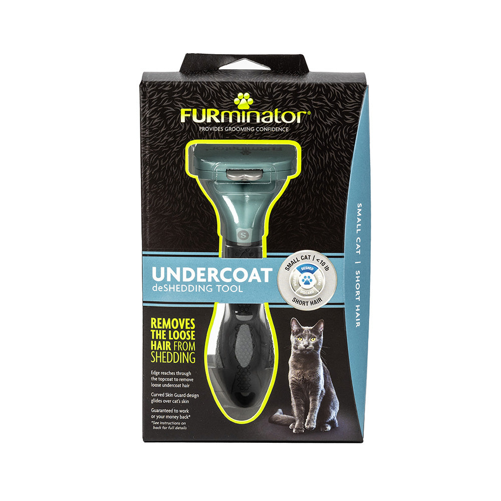 Furminator Short Hair Deshedding Tool Small Cat